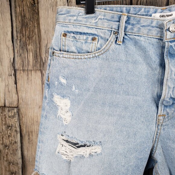 GRLFRND Jourdan High Waist Jean Shorts - 30 - Picture 6 of 15